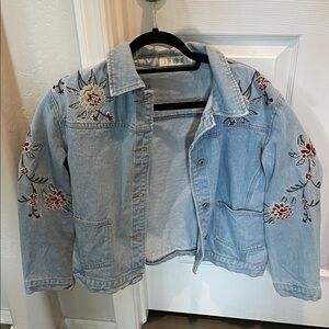 Embroidered Denim Jacket